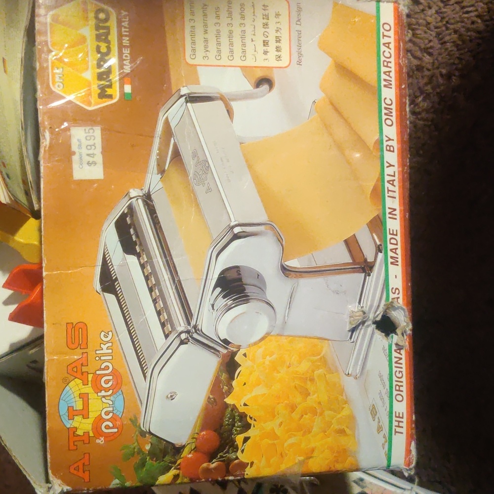 Marcato Pasta Pasta Machine with Ravioli Extension